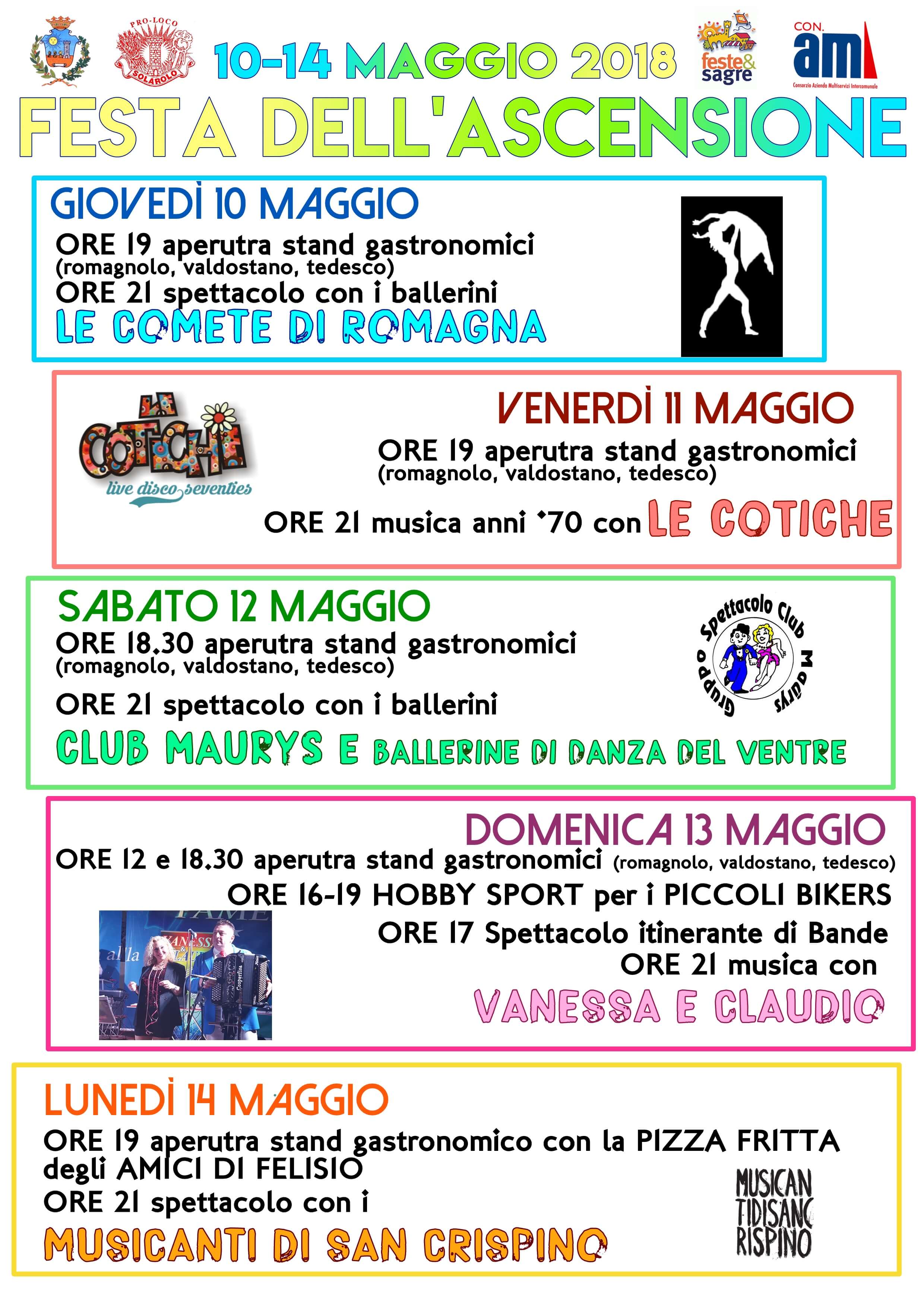 programma ascensione 2018